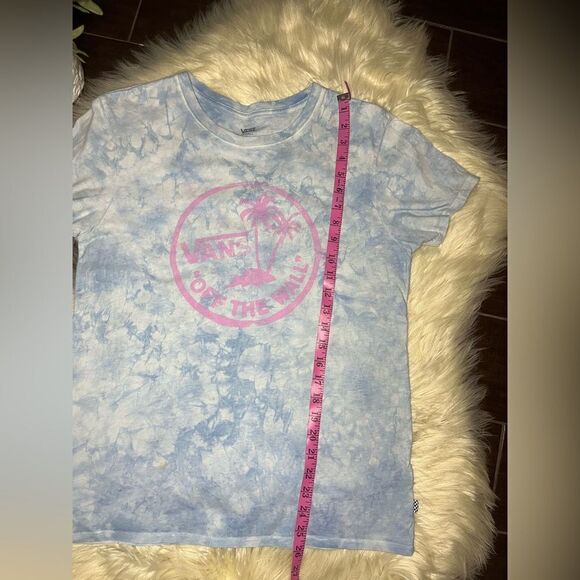 Vans blue tie dye washed t shirt sz small - Picture 4 of 5